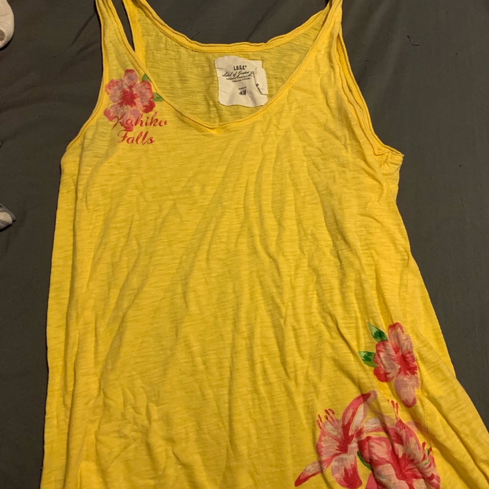 Yellow tank top